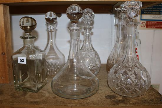 Qty of decanters